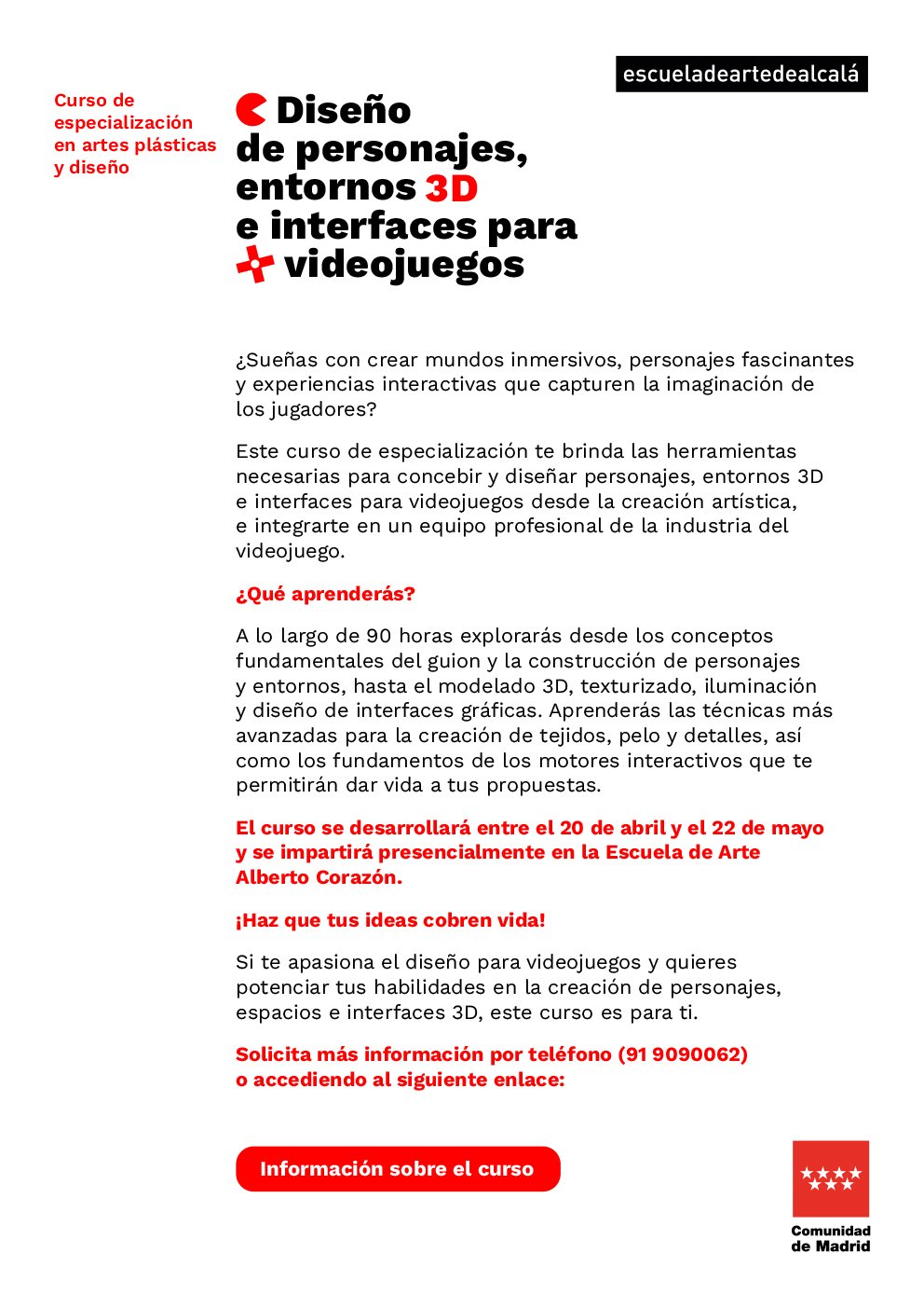 Curso de especialización: información del curso